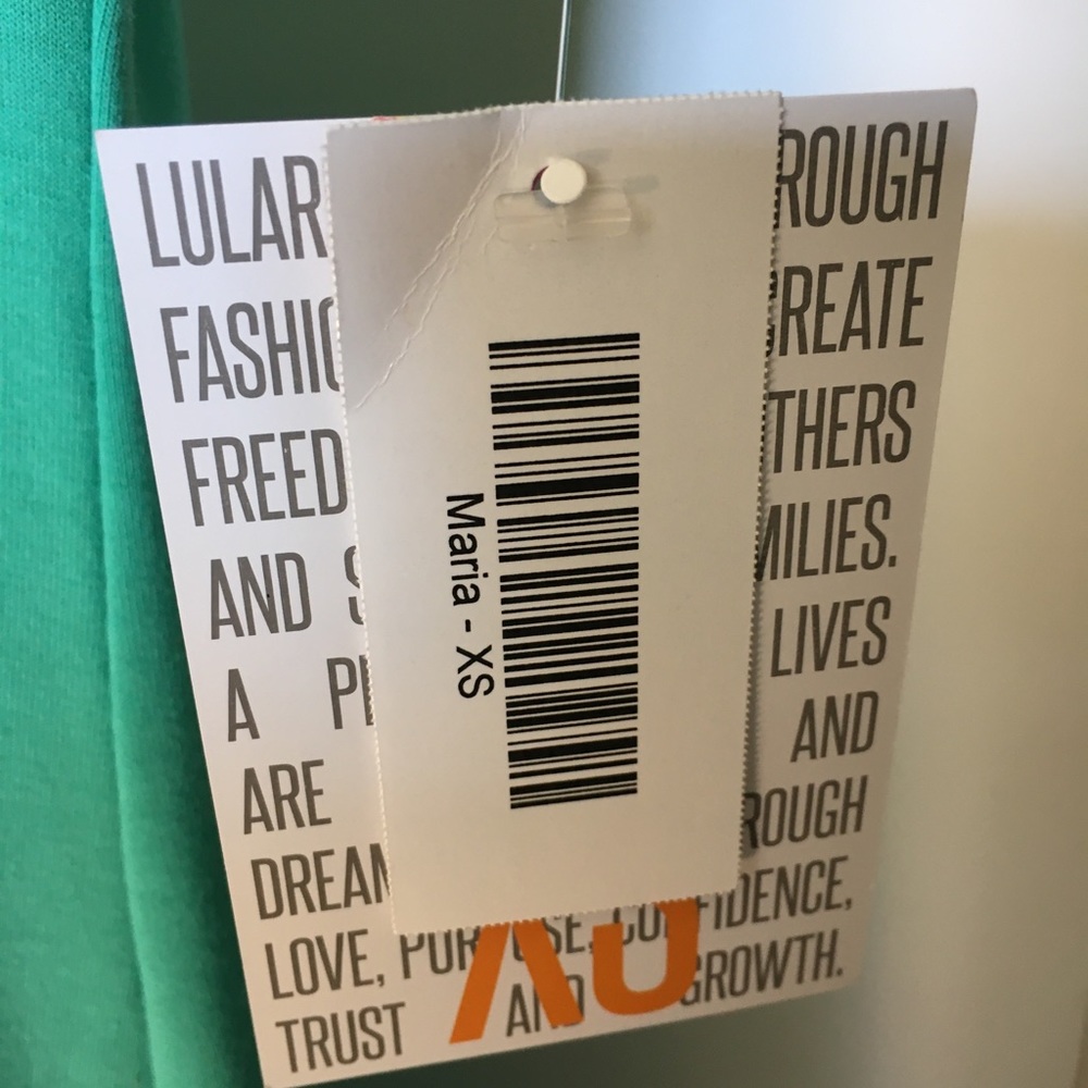 2/$15 ☀️ New With Tags LulaRoe Maria Teal Dress - Picture 3 of 4